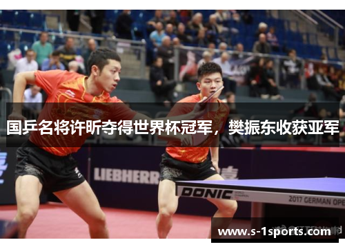国乒名将许昕夺得世界杯冠军，樊振东收获亚军